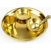 brass pooja bhog set